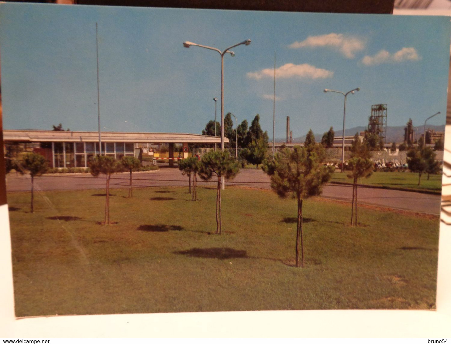 Cartolina Pisticci Scalo Prov Matera Stabilimento Petrolchimico Anic S.s. Basentana Anni 70 - Matera