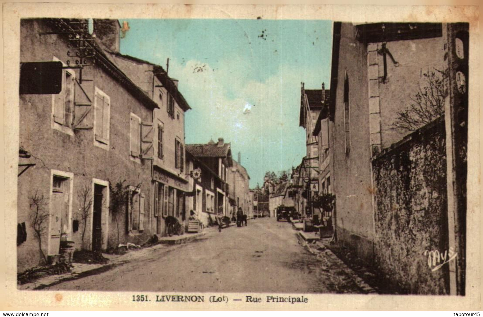 Alb 4) Carte Postale Anciennes " Livernon"  (Format 140 X 90 Mm) - Livernon