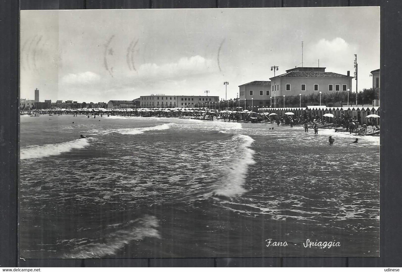 FANO (PESARO) 1958 - SPIAGGIA - Fano