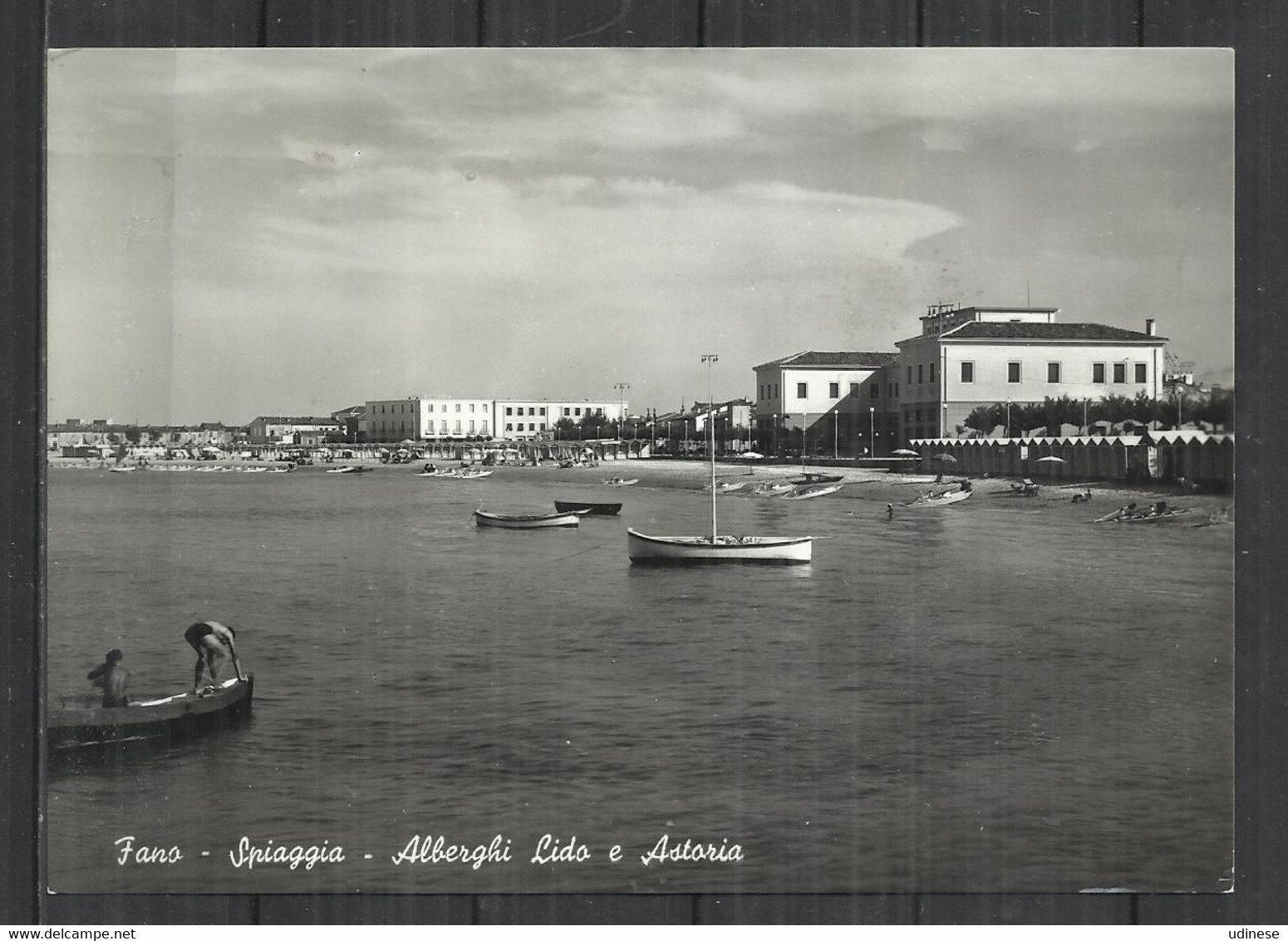 FANO (PESARO) 1960 - SPIAGGIA E ALBERGHI LIDO E ASTORIA - Fano