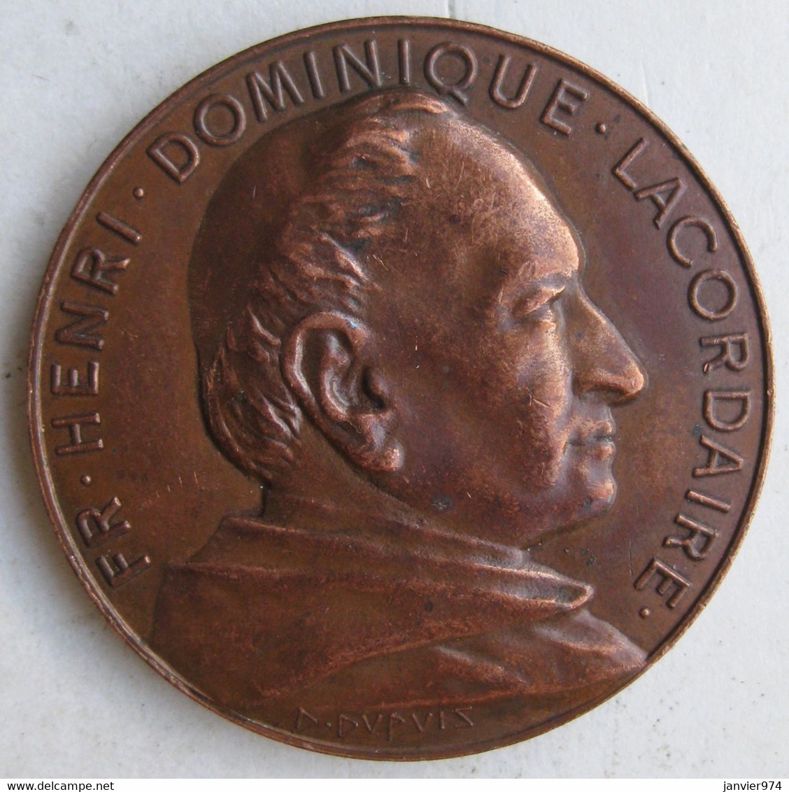 Médaille. Ecole Albert Le Grand Arcueil, PRIX. H.D. Lacordaire. Par Dupuis - Professionals / Firms
