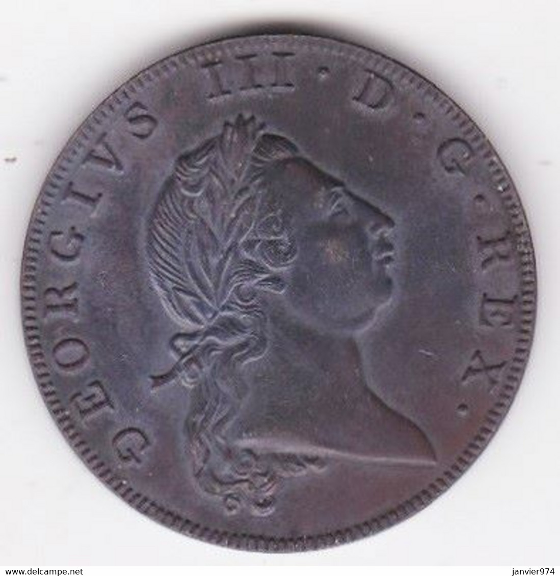 Bermudes /Bermuda 1 Penny 1793, George III. 11,7g – 31 Mm, Faux ?? - Bermudas