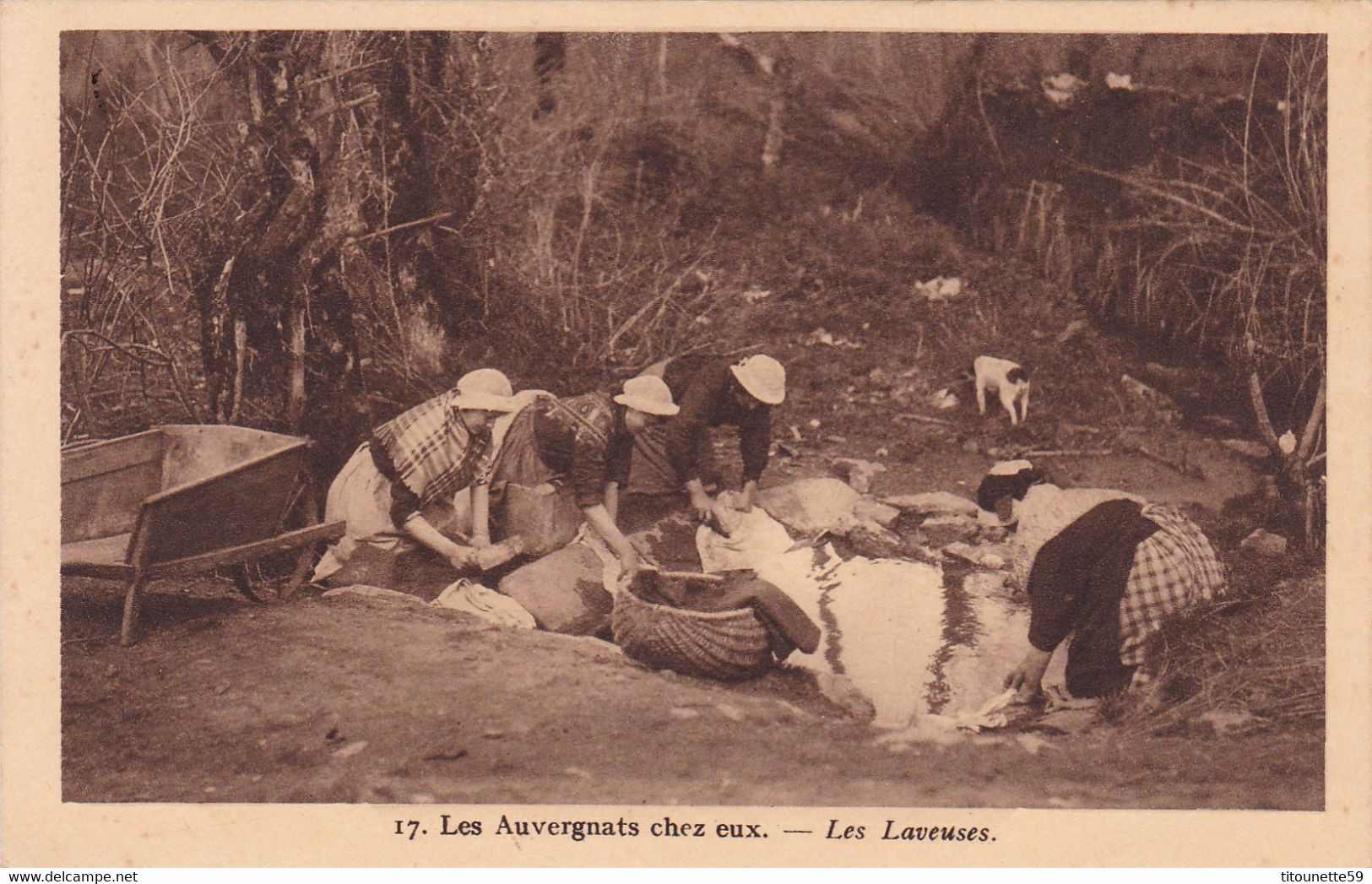 63- Les AUVERGNATS chez EUX- 14 CPA- REMOULEURS-SABOTIERS-LAVANDIERES- Vieux METIERS ........(3/12/20)