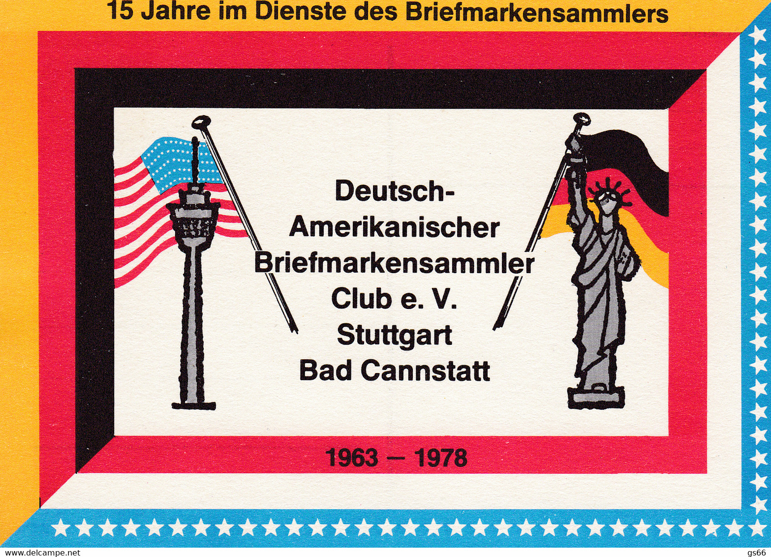 BRD, PP 098 C2/003A, BuSchl. 30, Deutsch-Amerik. Briefmarkensammler Club, Stuttgart - Cartes Postales Privées - Neuves