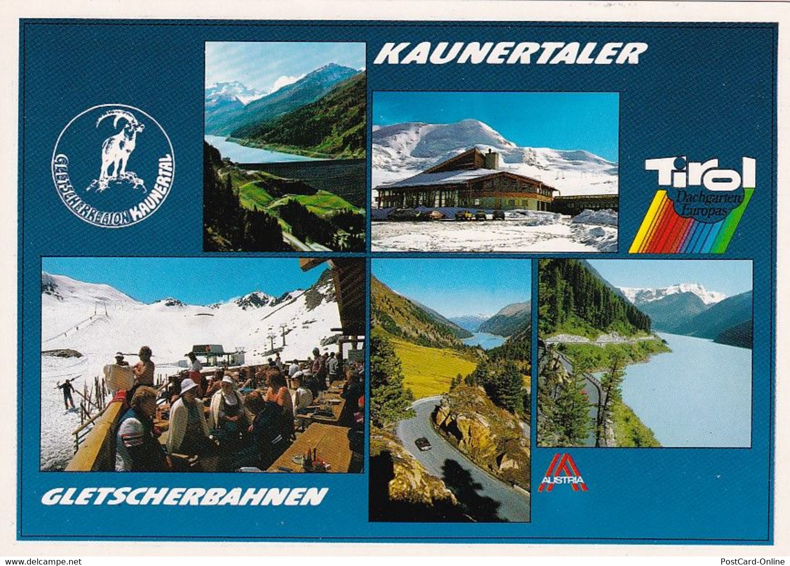 1822 - Österreich - Tirol , Kaunertaler Gletscherbahnen , Mehrbildkarte - Nicht Gelaufen - Kaunertal