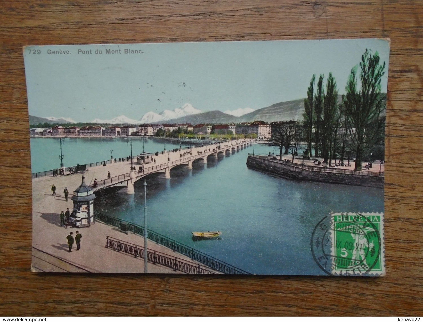 Suisse , Genève , Pont Du Mont-blanc "" Carte Animée "" - Genève