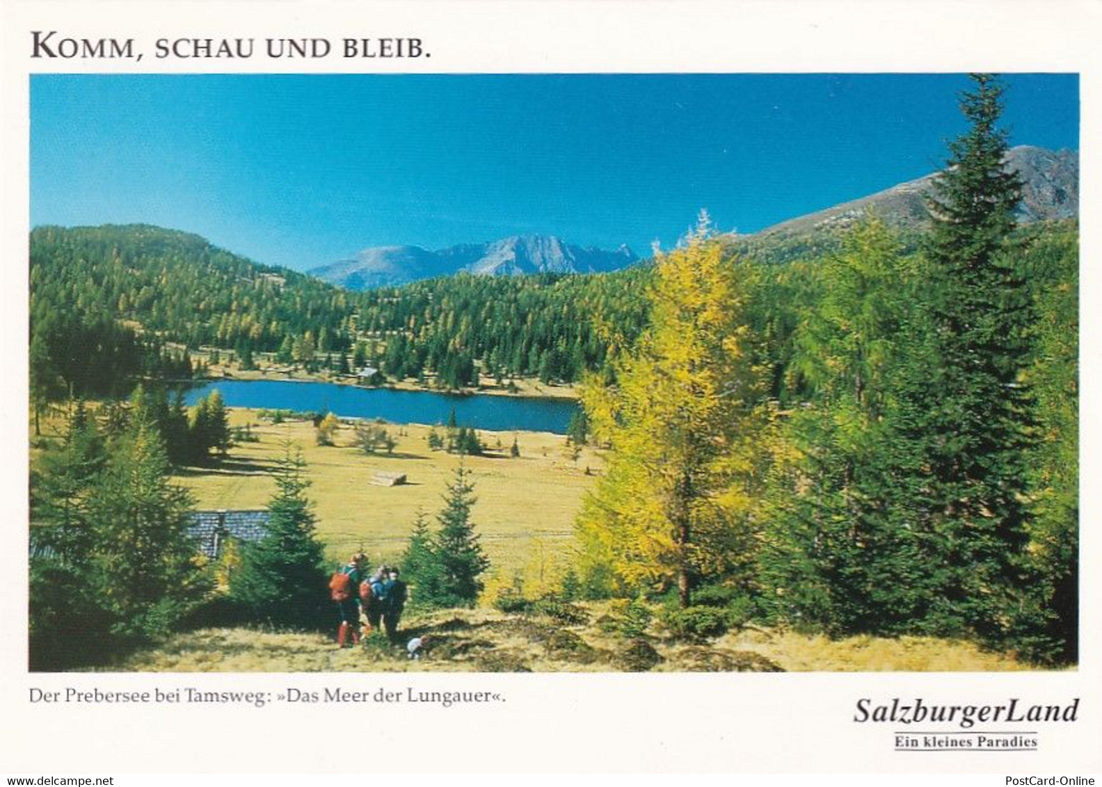 1828 - Österreich - Salzburg , Prebersee Bei Tamsweg , Das Meer Der Lungauer - Nicht Gelaufen - Tamsweg