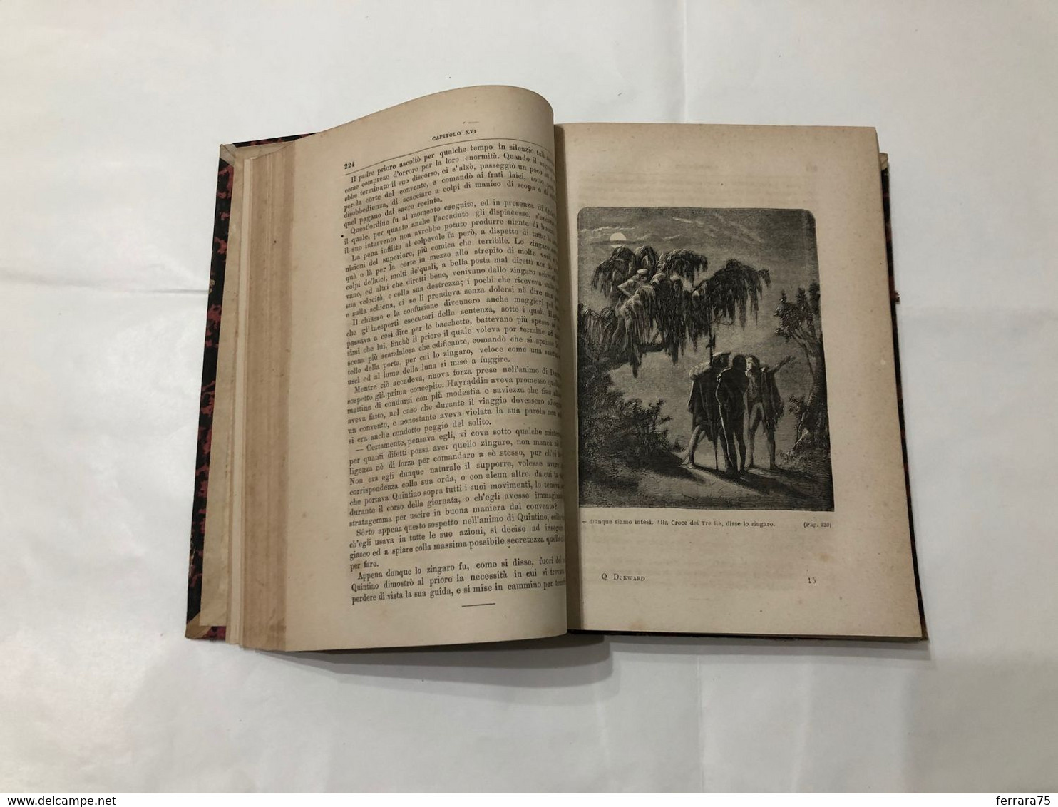 WALTER SCOTT QUINTINO DURWARD-WAVERLEY FRATELLI SIMONETTI EDITORI 1874 PAG.416. - Libri Antichi