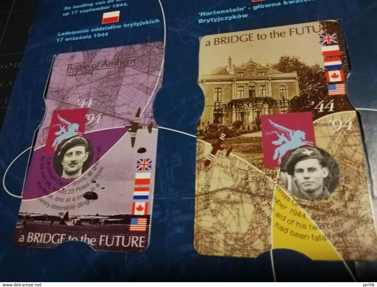 NETHERLANDS  ADVERTISING CHIPCARD Set 4CARDS IN CARNET BATTLE OF ARNHEM  4X HFL 2,5   MINT    ** 4157** - Privées