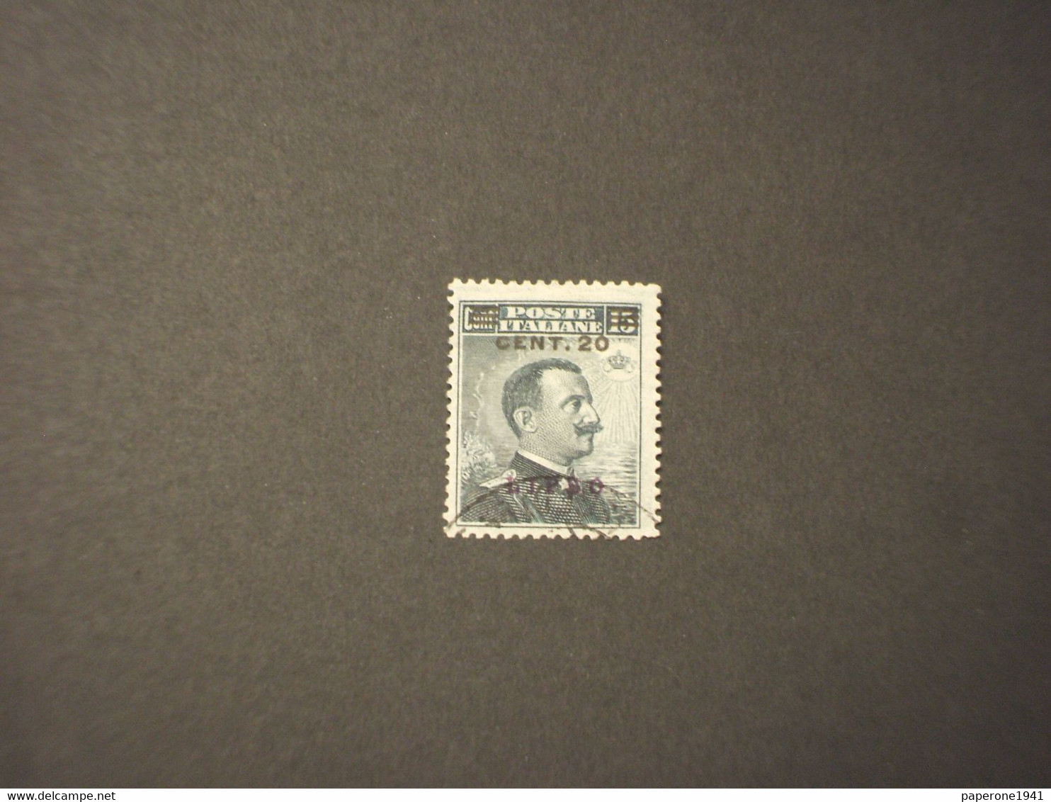 EGEO -LIPSO - 1916 RE 20 Su 15 - TIMBRATO/USED - Egée (Lipso)