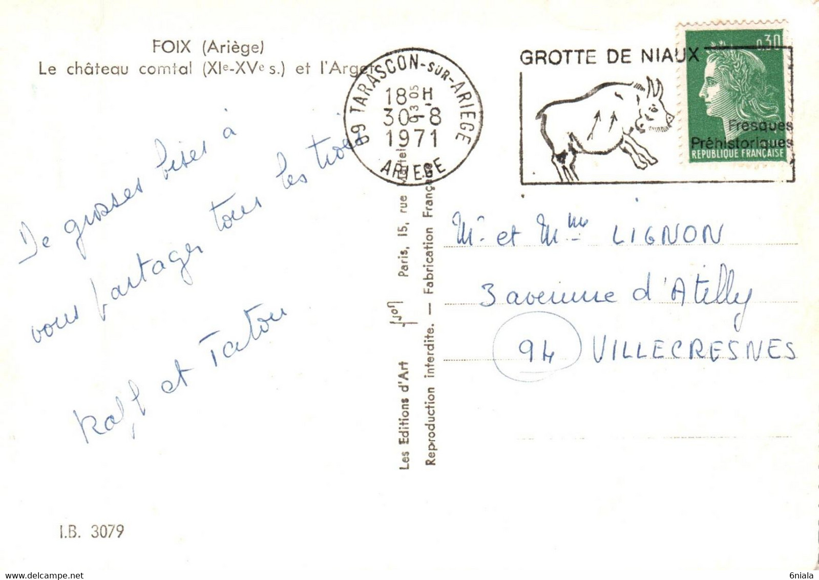 5022 Carte Postale FOIX  Le Château  Comtal Et L' Argets       09 Ariège - Foix