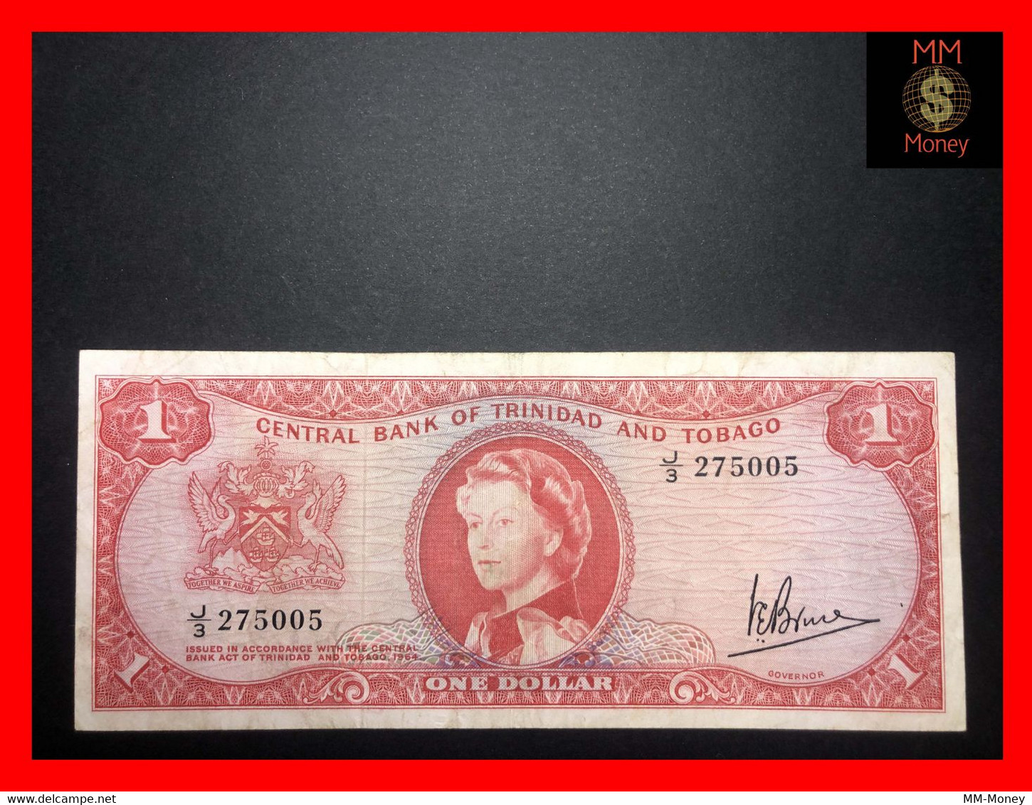 TRINIDAD & TOBAGO 1 $ 1969  P. 26  VF - Trinidad Y Tobago