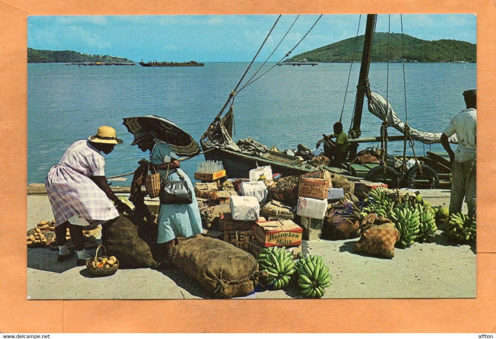 St Thomas U.S. Virgin Islands Old Postcard - Virgin Islands, US