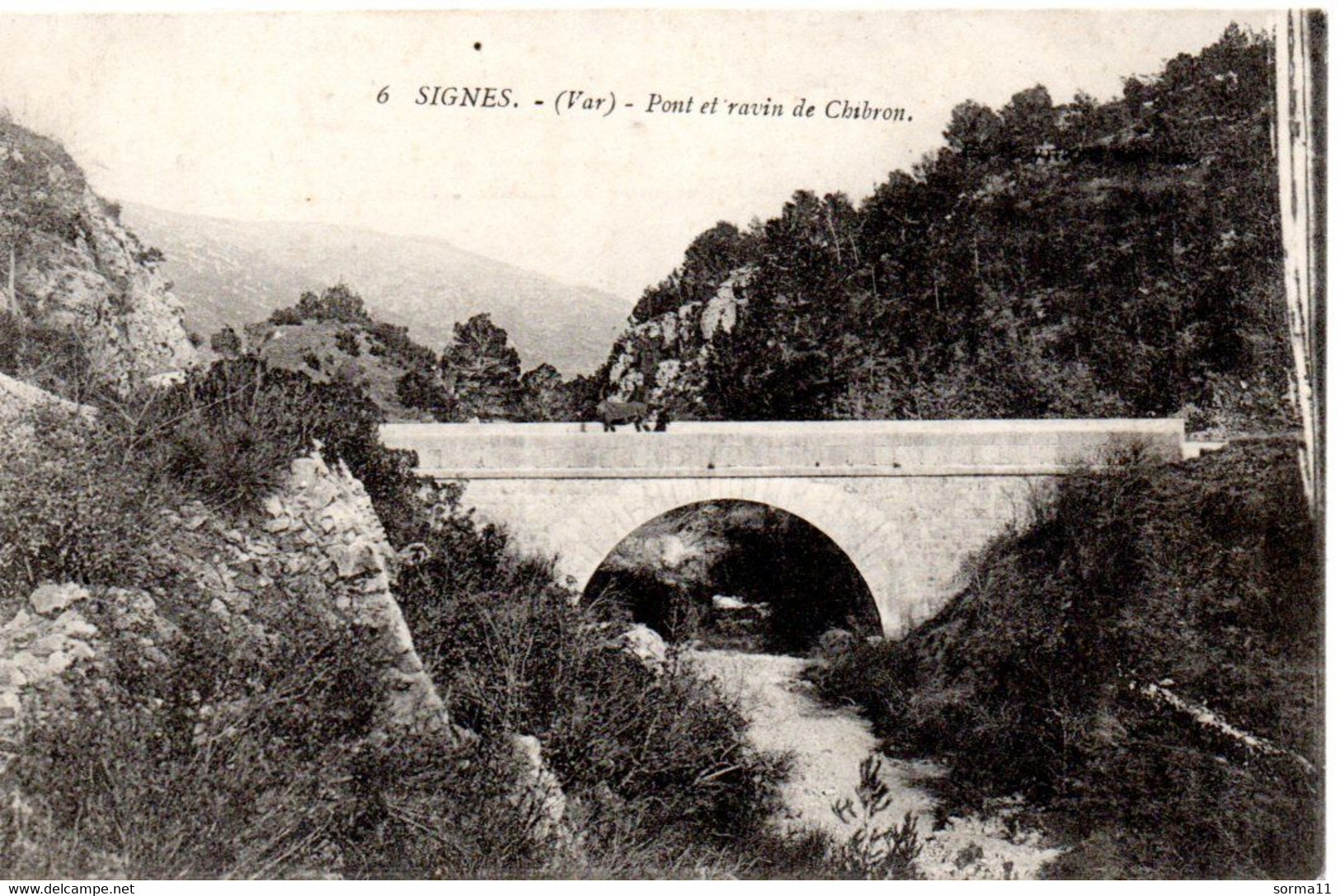 CPA SIGNES 83 Pont Et Ravin De Chibron - Signes