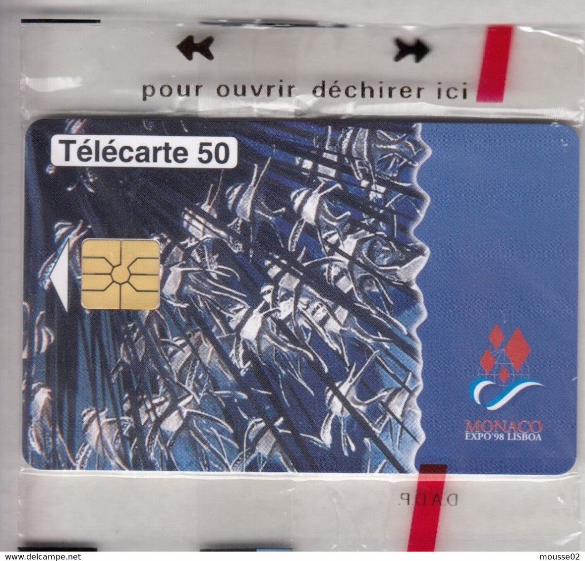 Télécarte  50 U MONACO   EXPO 98      NEUVE SOUS BLISTER - Monaco