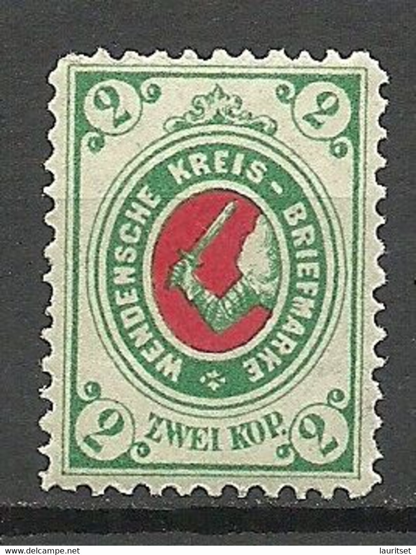 RUSSIA Latvia 1879 Lettland Wenden Michel 10 MNH - Neufs