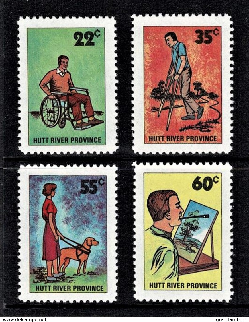 Hutt River Province 1981 Disabilities Set Of 4 MNH - Werbemarken, Vignetten