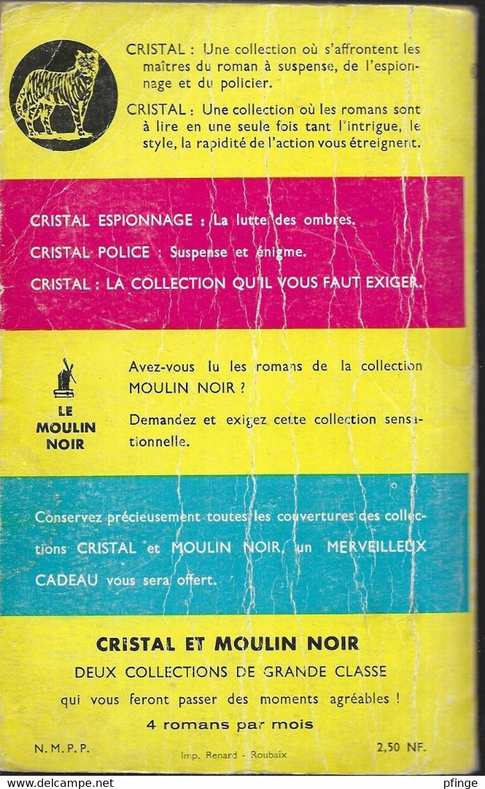 Terreur Noire Par Bill O'Connor - Cristal N°23 - Autres & Non Classés