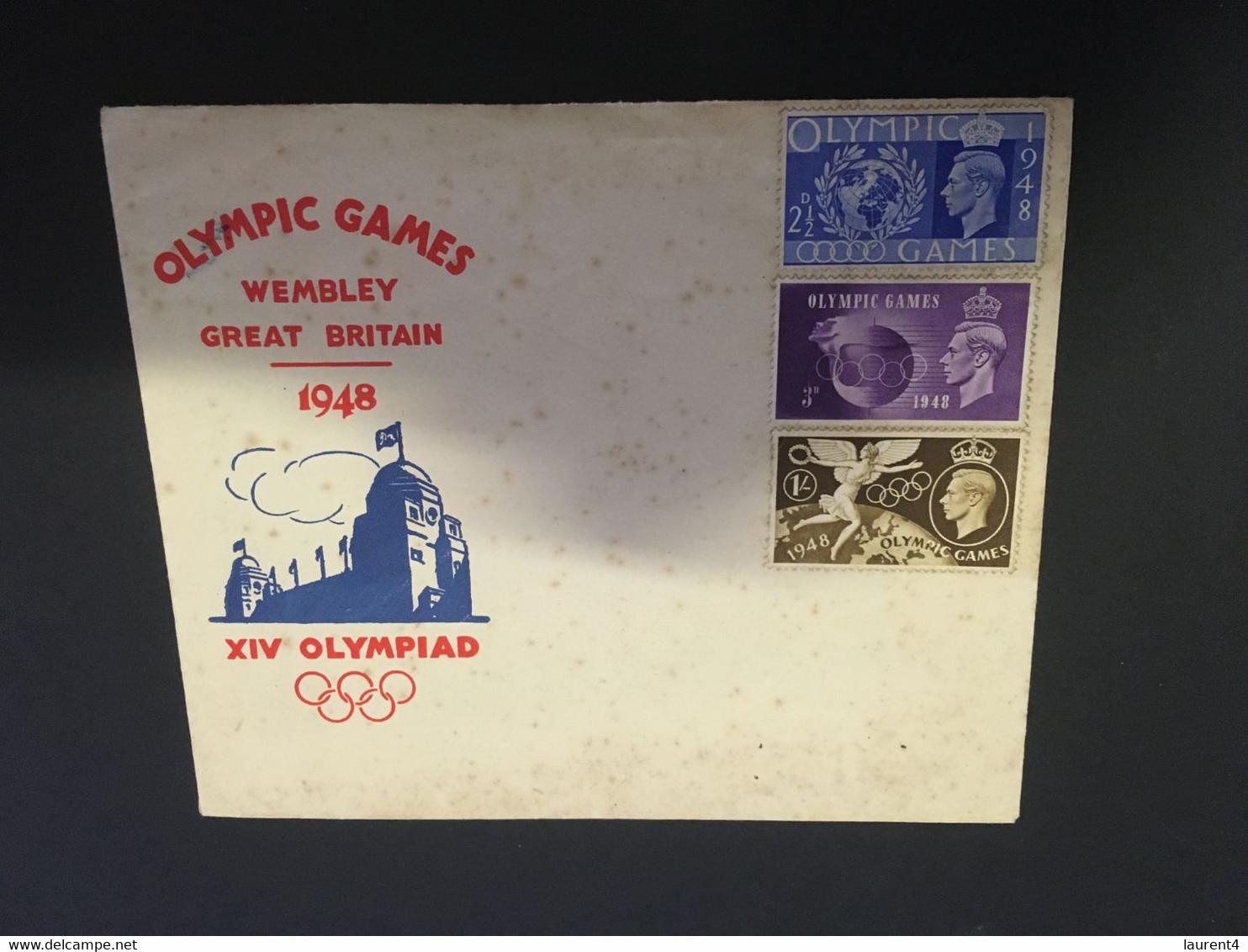 (Y 26) FDC - London Olympic Games - UK - Wembley - 1948 - Summer 1948: London