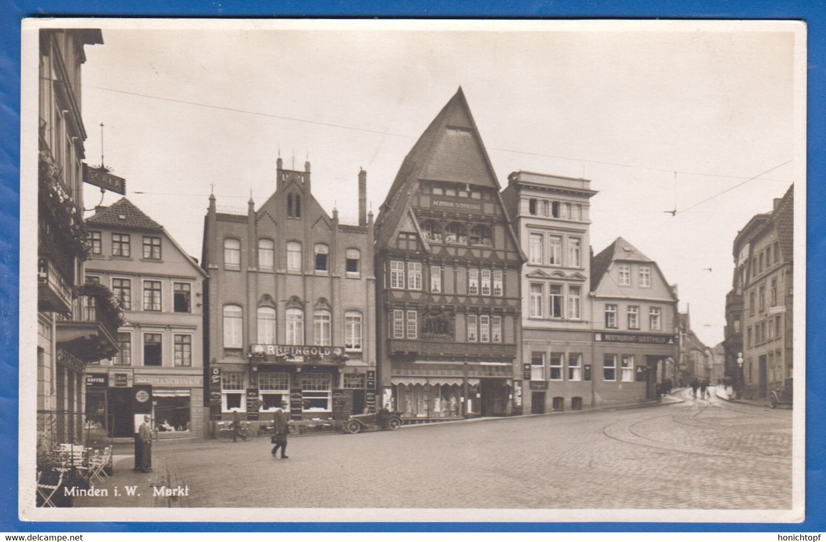 Deutschland; Minden I. W.; Markt - Minden