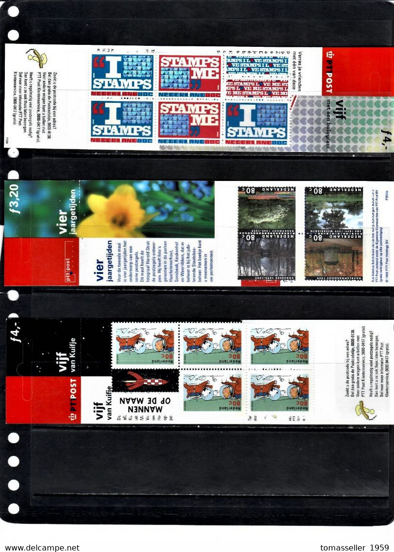 NETHERLAND 1999- 19 Issues (mini Sheets+booklerts) - Années Complètes