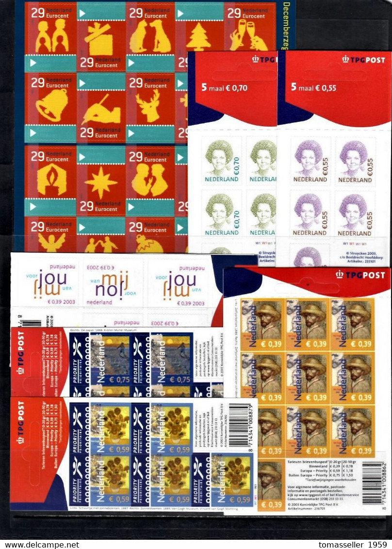 NETHERLAND 2003- 22 Issues (mini Sheets+booklerts) - Années Complètes