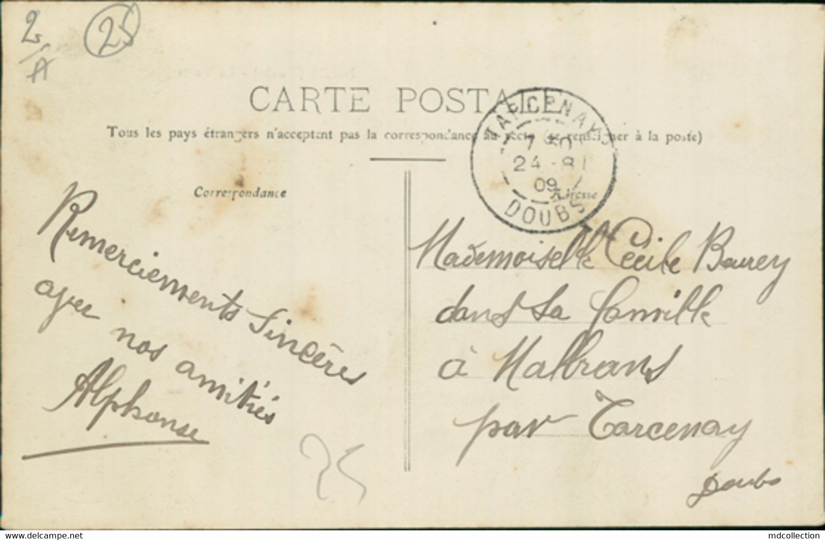 25 NODS / La Poste / TRES BELLE CARTE COULEUR - Altri & Non Classificati