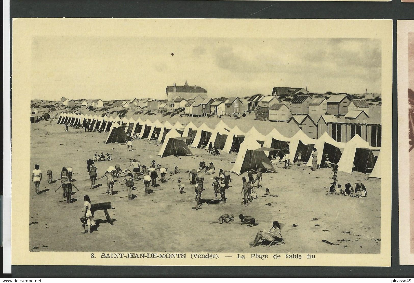 Vendée , Saint Jean De Mont , La Plage De Sable Fin - Saint Jean De Monts