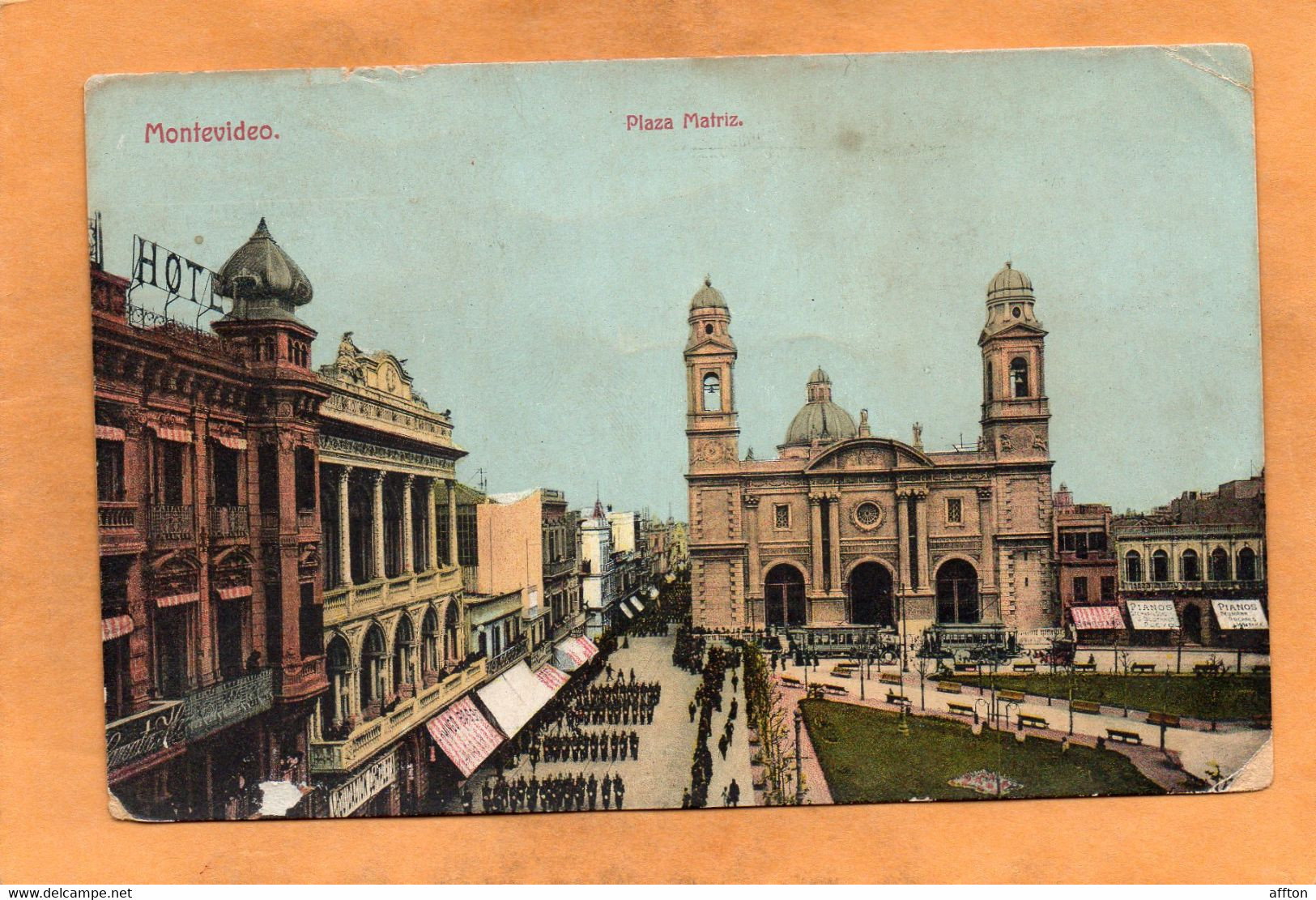 Montevideo Uruguay Old Postcard - Uruguay