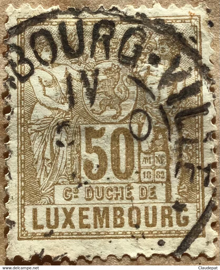 Luxembourg 1882, Allégories, Yt: 54, 56 Et 57, Oblitérés Charnière - 1882 Allegory