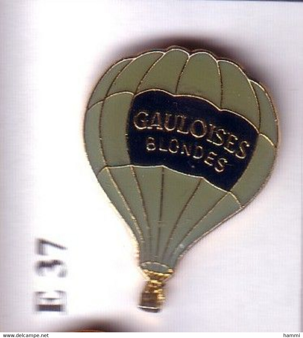 E37 Pin's MONTGOLFIERE BALLOON Tabac Gauloises Achat Immédiat - Montgolfières