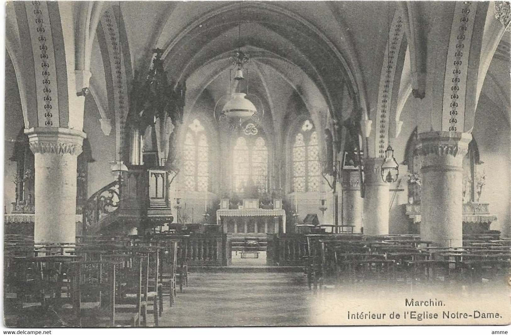 Marchin   *  Intérieur De L'Eglise Notre-Dame - Marchin