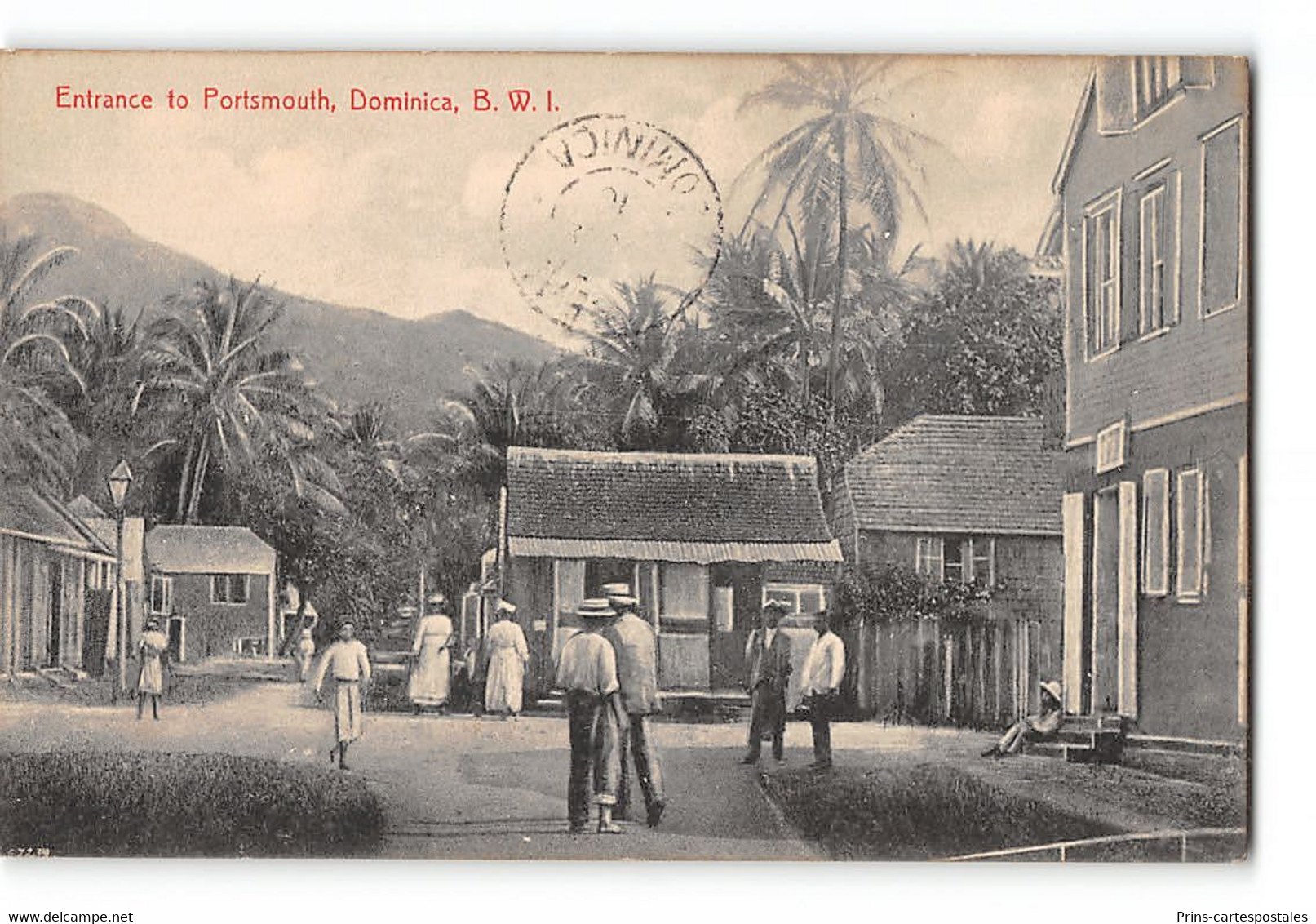 CPA Dominique - Entrance To Portsmouth - Dominica B.W.I - Dominique