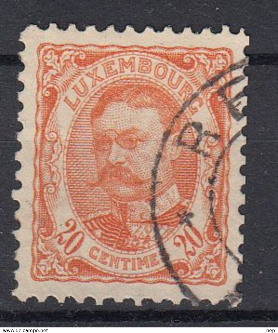 LUXEMBURG - Michel - 1906 - Nr 75 - Gest/Obl/Us - 1906 Guillaume IV