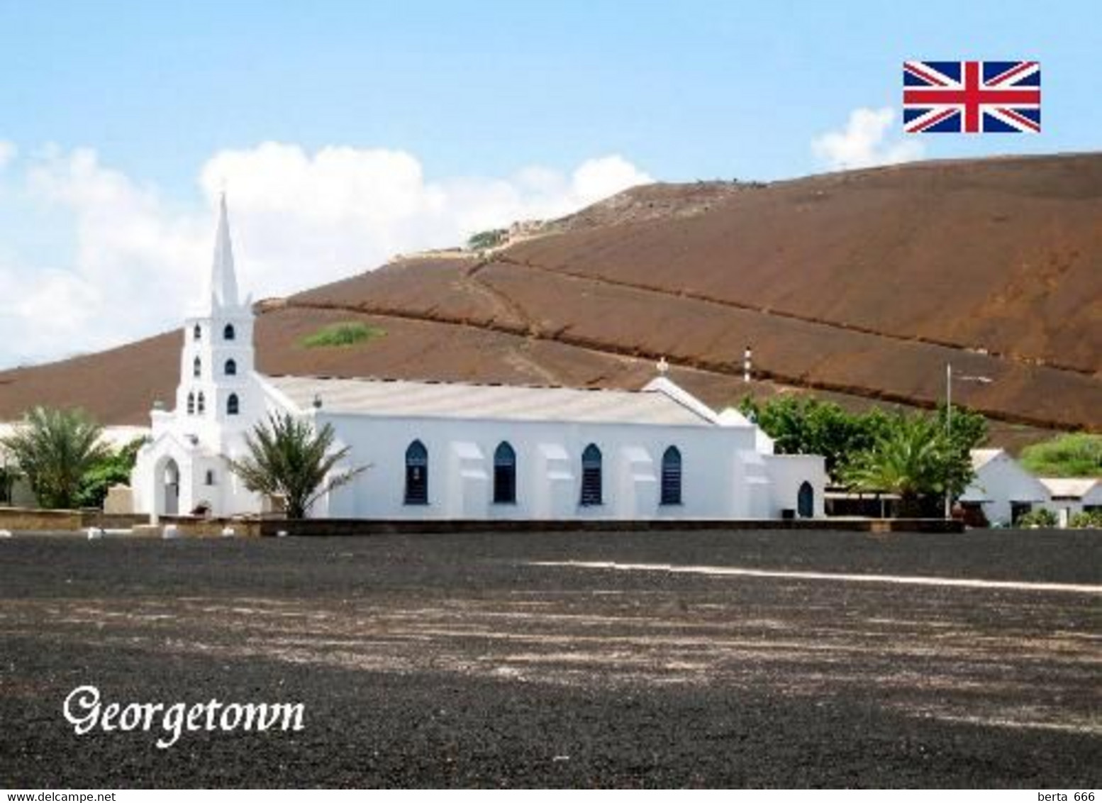 Ascension Island St. Marys Church New Postcard - Ascension