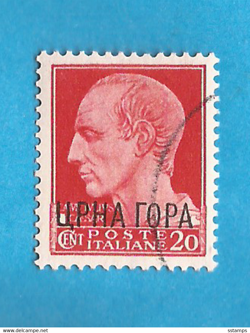 1941 -- JULIJE CAESAR  ITALIEN   OCCUPATION   -MONTENEGRO CRNA GORA  USED - Montenegro