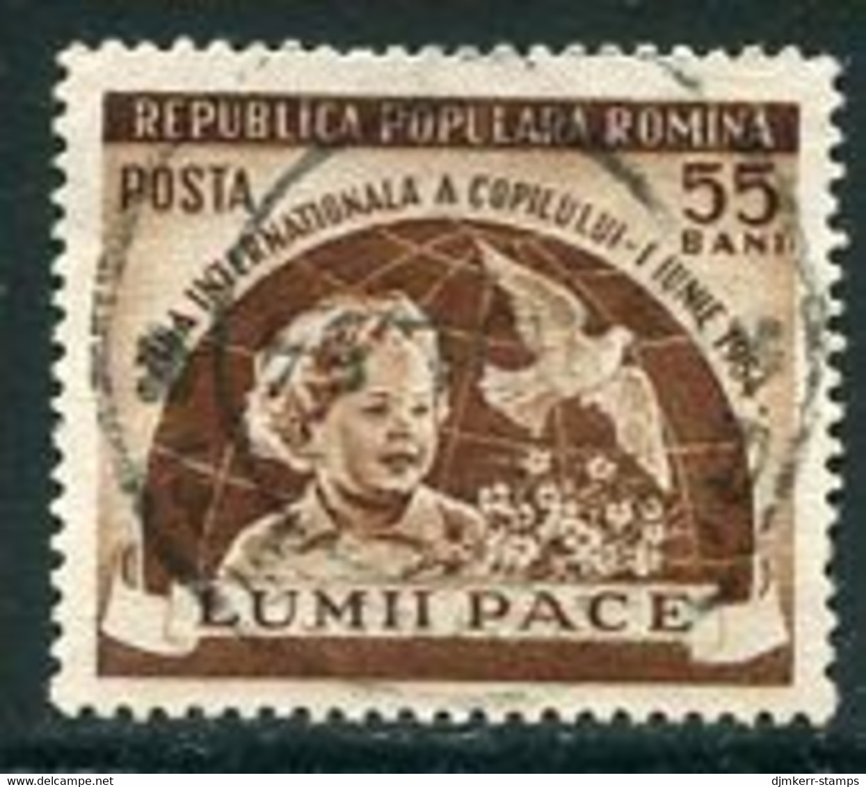 ROMANIA 1954 Children's Day Used,  Michel 1473 - Used Stamps