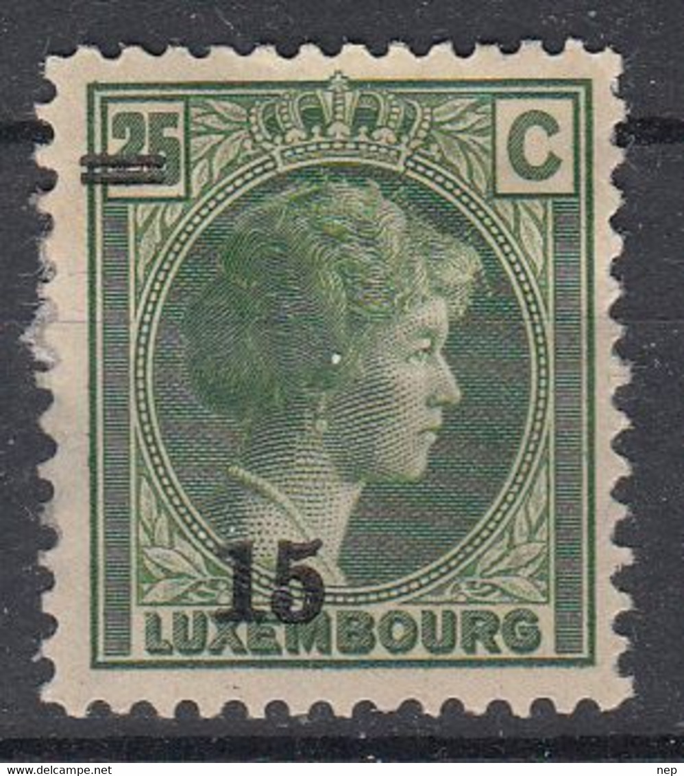 LUXEMBURG - Michel - 1928 - Nr 200 - MH* - 1926-39 Charlotte Rechtsprofil