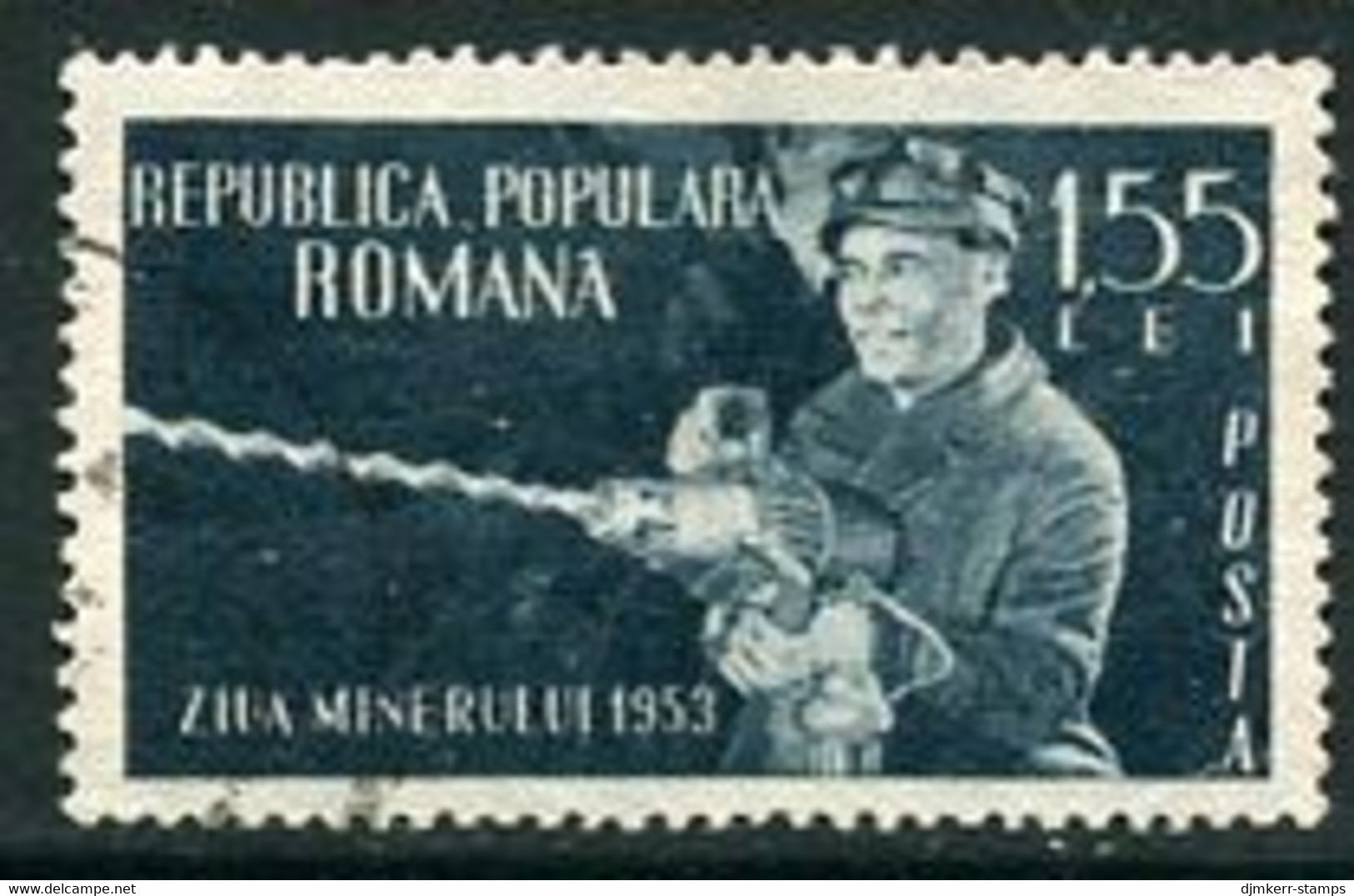 ROMANIA 1953 Miners' Day Used.  Michel 1443 - Gebruikt