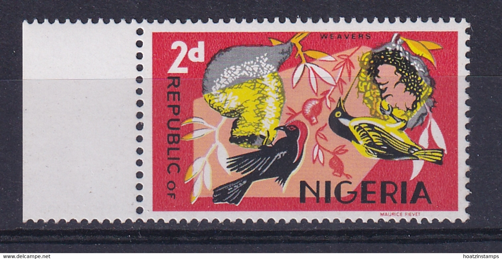 Nigeria: 1969/72   Wild Animals (with Printer's Imprint)    SG231    2d  [Redrawn]   MNH - Nigeria (1961-...)