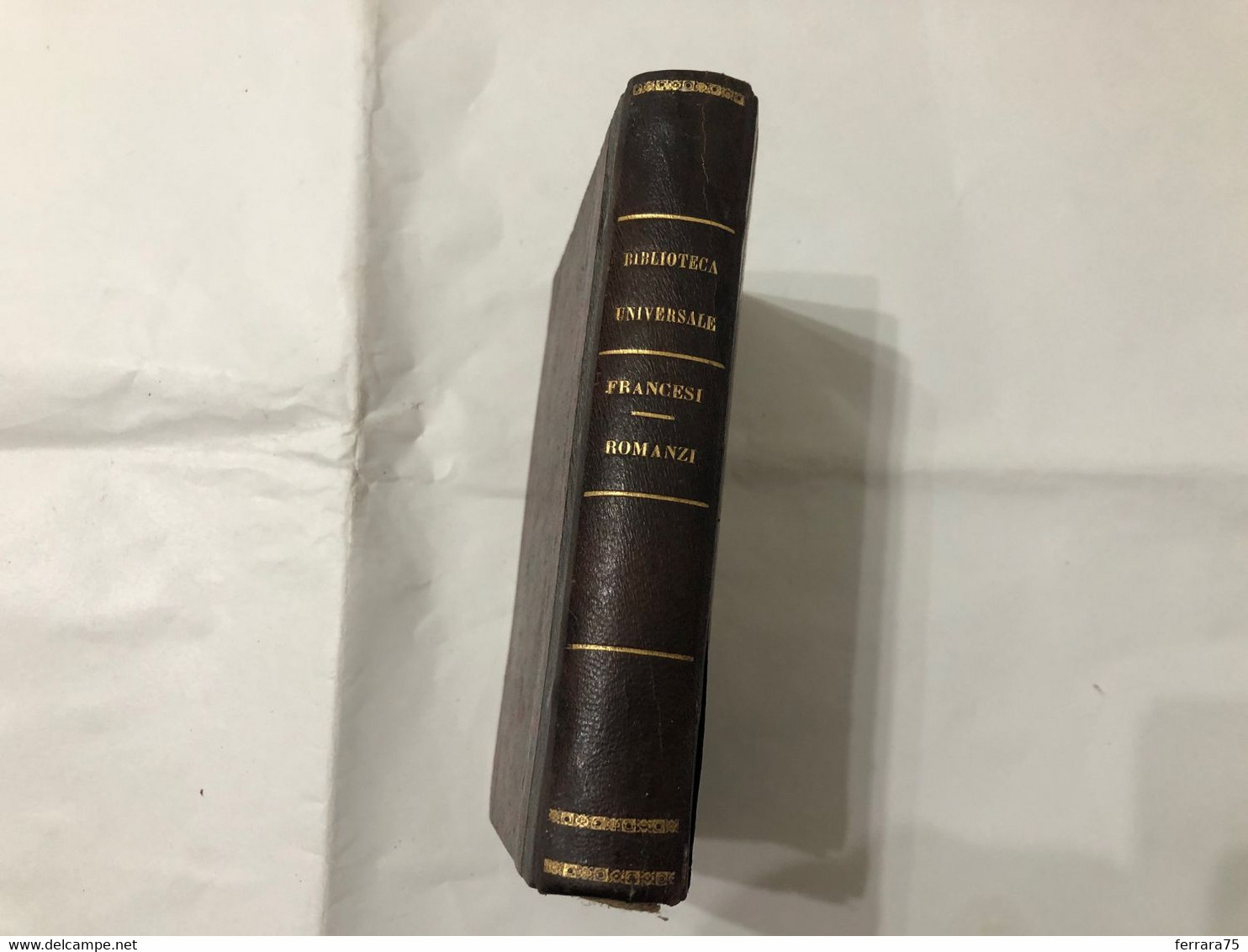 BIBLIOTECA UNIVERSALE ROMANZI FRANCESI 1885 FORTUNIO JETTATURA TEOFILO GAUTIER