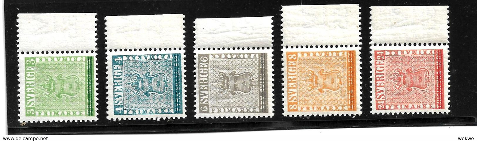 Sch Mi.Nr. 406-10,  - SCHWEDEN -/ STOCKHOLMIA 1955 ** - Unused Stamps