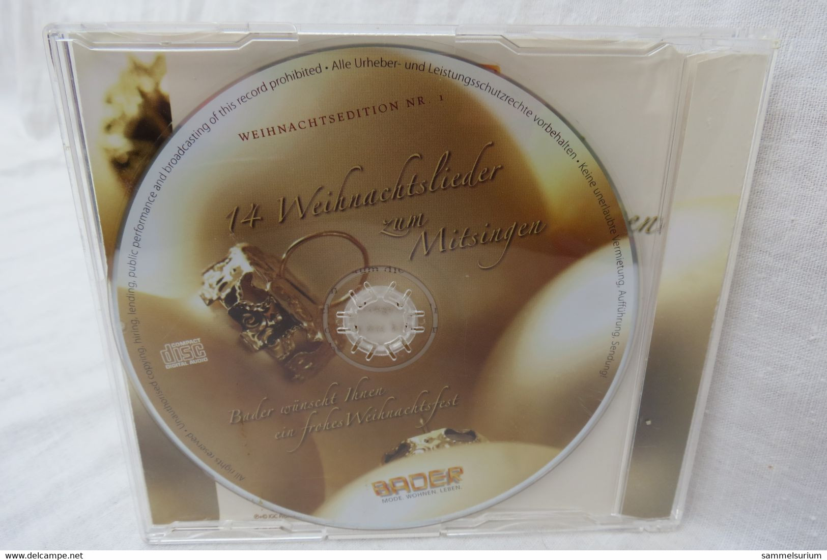 CD "14 Weihnachtslieder Zum Mitsingen" Weihnachtsedition 1 - Navidad