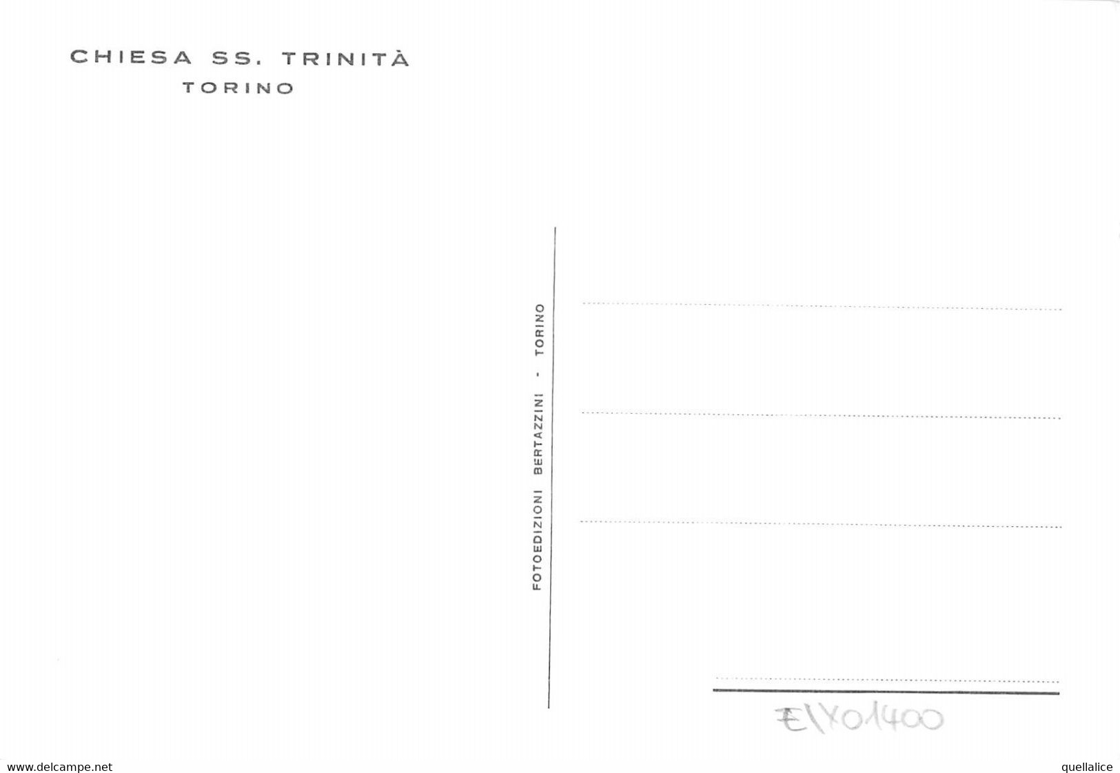 02073 "TORINO - CHIESA S.S. TRINITA'" INTERNO. CART NON SPED - Kirchen