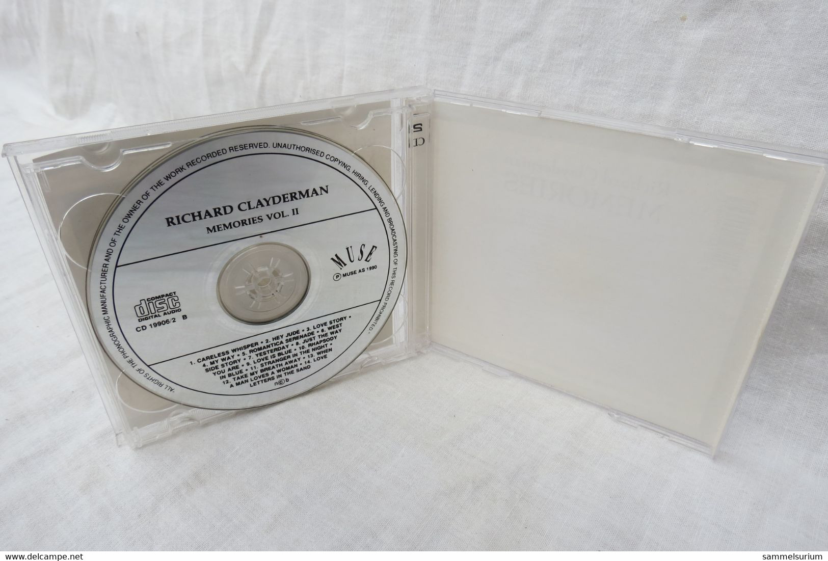 2 CDs "Richard Clayderman" Memories, 28 Melodies - Instrumental