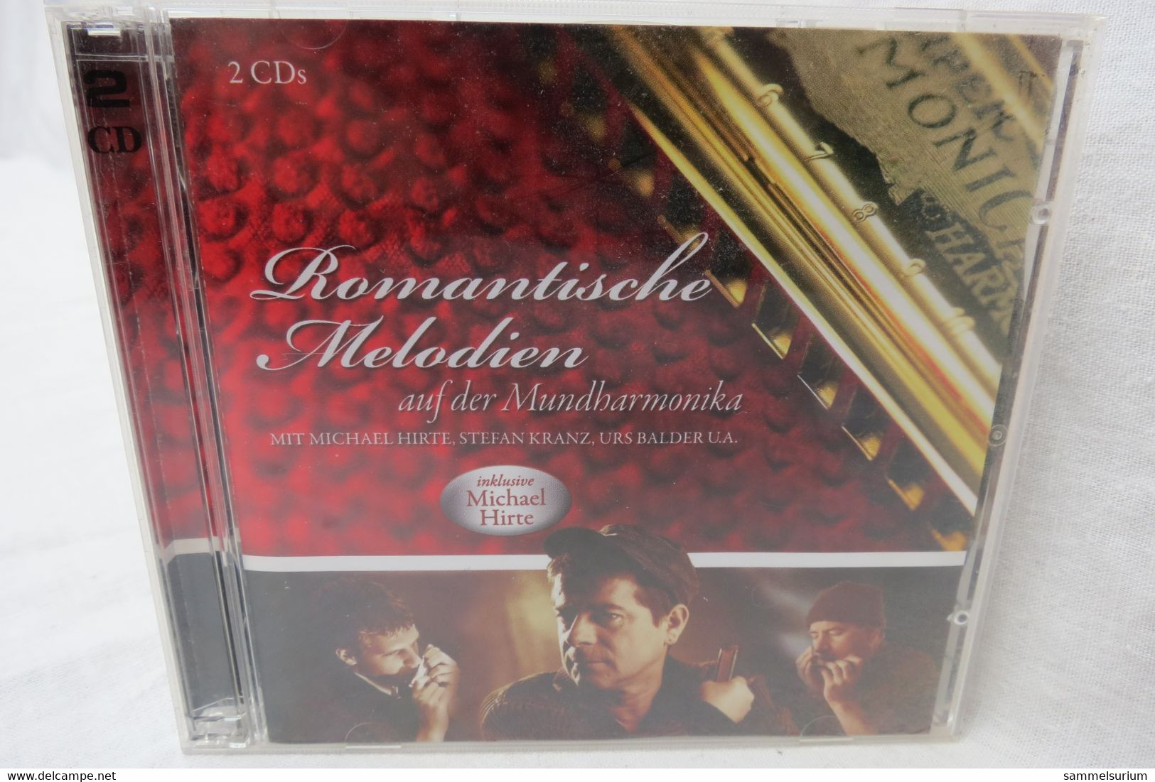 2 CDs "Romantische Melodien" Auf Der Mundharmonika" Mit Michael Hirte, Stefan Kranz, Urs Balder U.a. - Instrumental