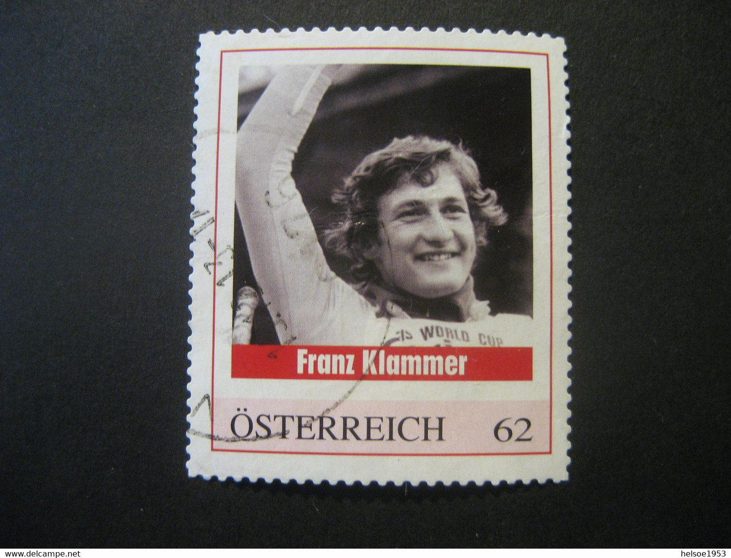 Österreich- Pers.BM Franz Klammer Gebraucht - Personalisierte Briefmarken