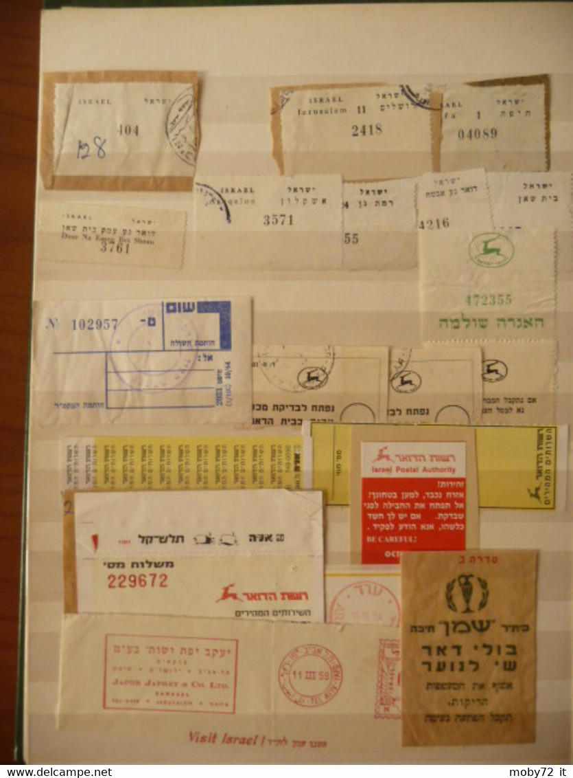 Israele: Accumulo Storia Postale e Documentazione (m198) - 49 pics