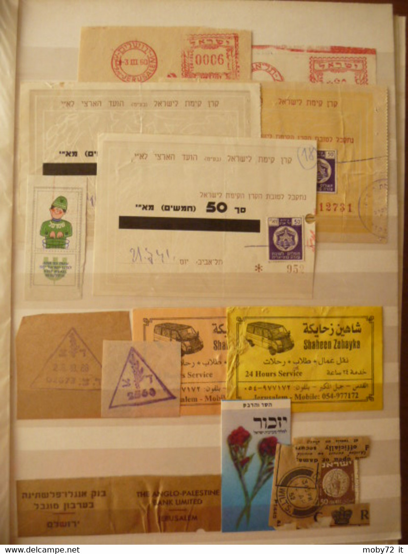 Israele: Accumulo Storia Postale e Documentazione (m198) - 49 pics