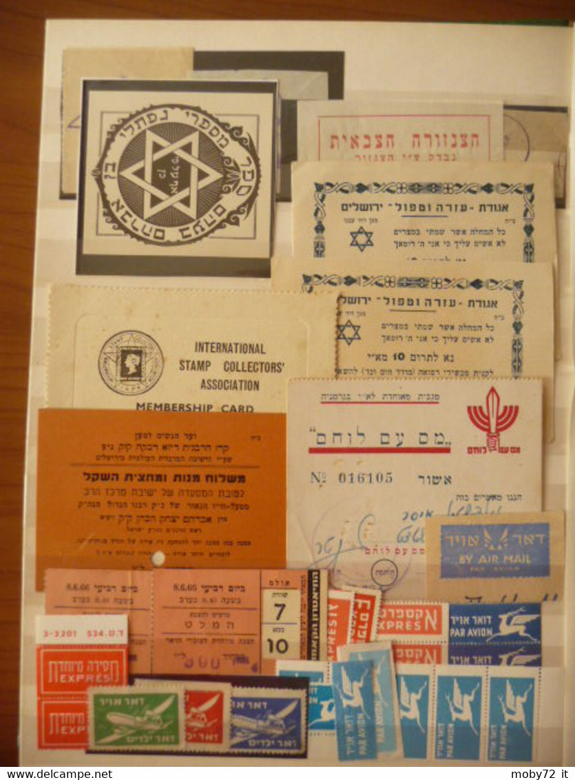 Israele: Accumulo Storia Postale e Documentazione (m198) - 49 pics